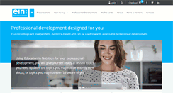 Desktop Screenshot of educationinnutrition.com.au
